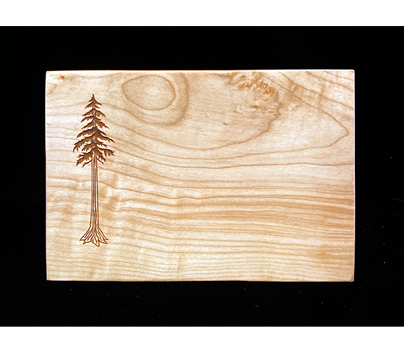 Engraved Tree Cutting Board - Bill Koss